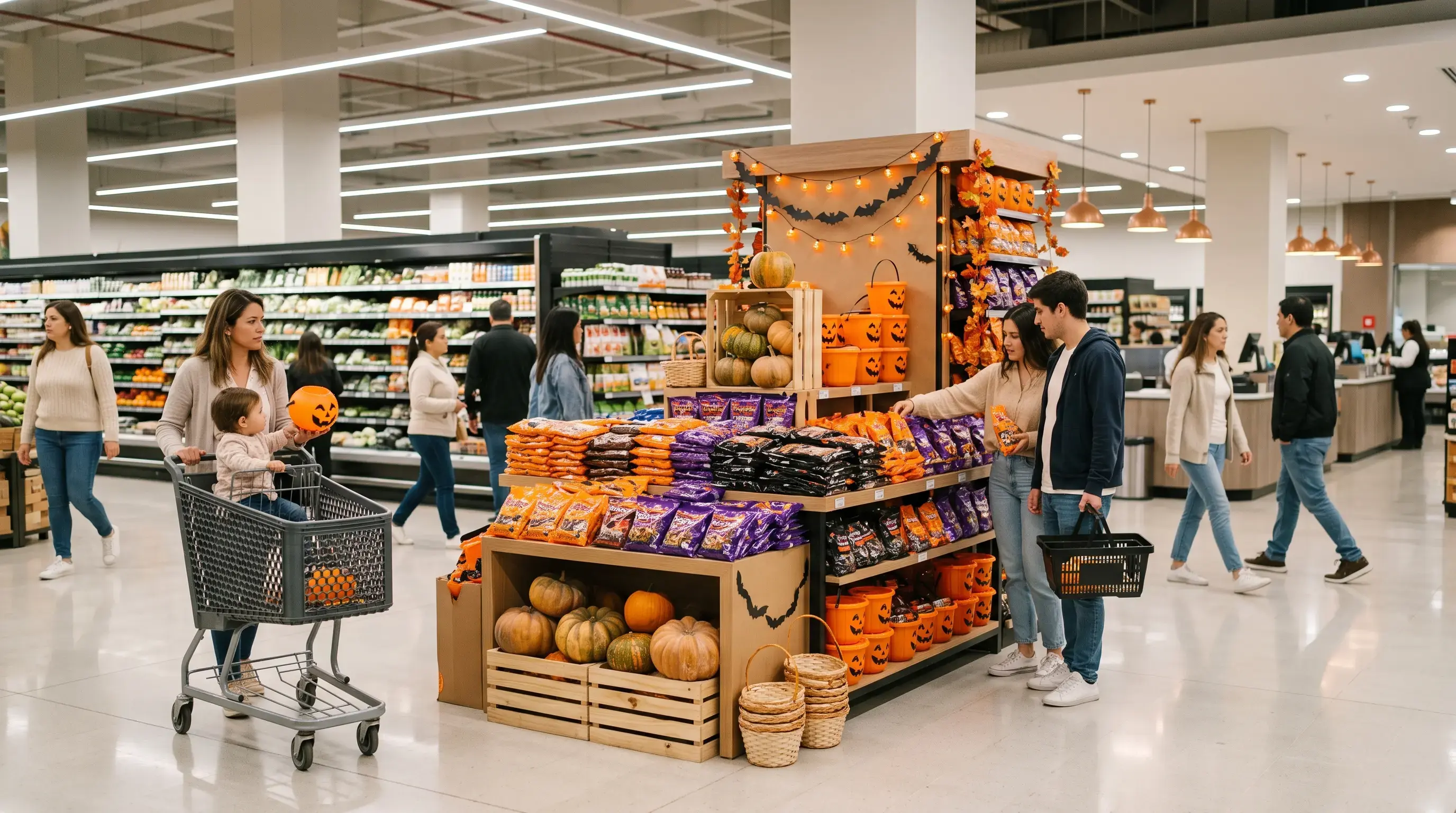 Auditoría de campaña de Halloween en punto de venta